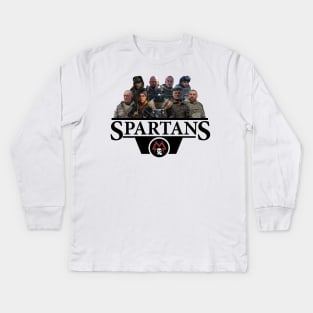 Metro Exodus Spartans (black) Kids Long Sleeve T-Shirt